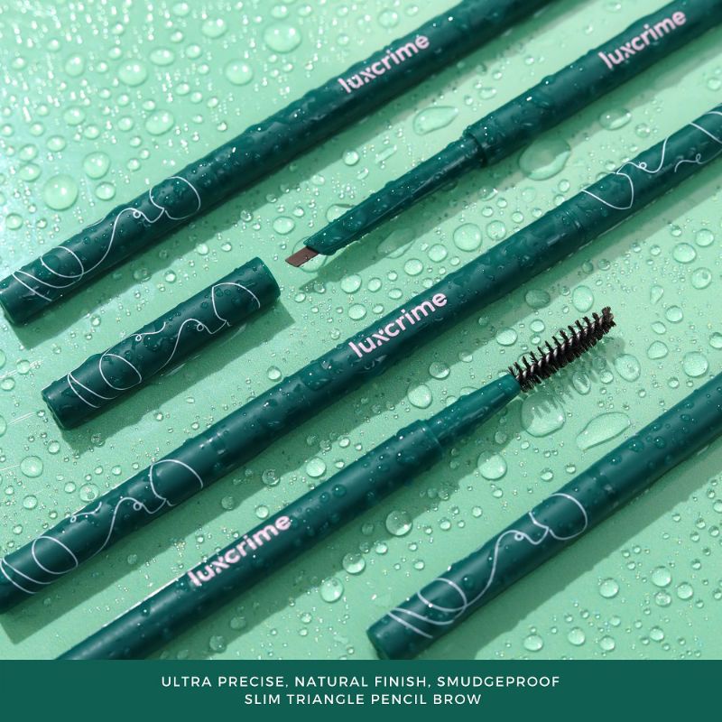 Luxcrime Slim Triangle Precision Brow Pencil in Ash