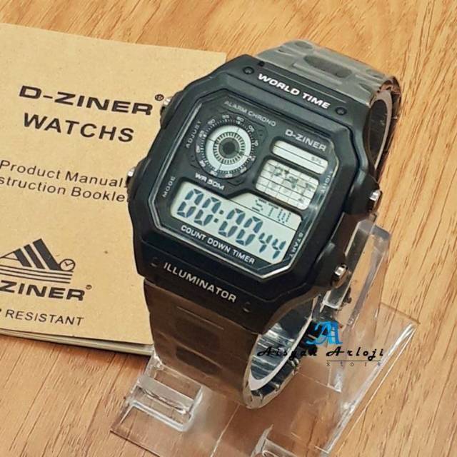 JAM TANGAN D-ZINER DIGITAL ORIGINAL