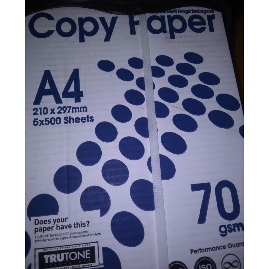 

PROMO - KERTAS HVS A4 70 GRAM COPYPAPER 1 DUS KERTAS HVS