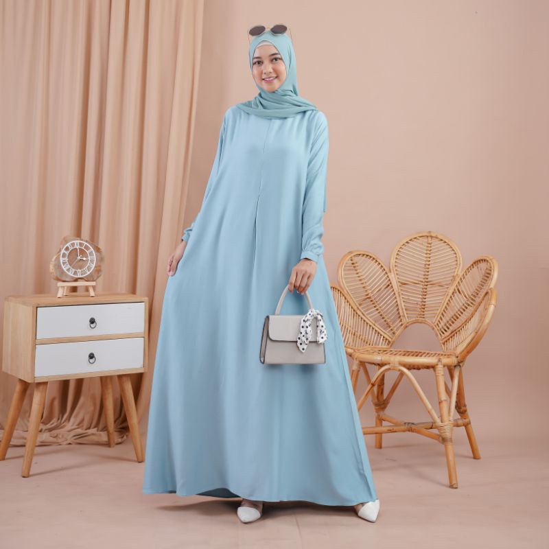 Abaya rayon twill / abaya ruby / abaya dress / dress polos / abaya polos / abaya terbaru / abaya kat