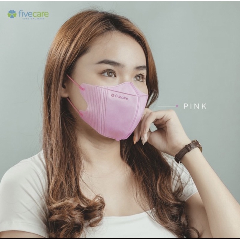 Masker Duckbill FIVECARE 4ply Surgical Face Mask isi 50 pcs