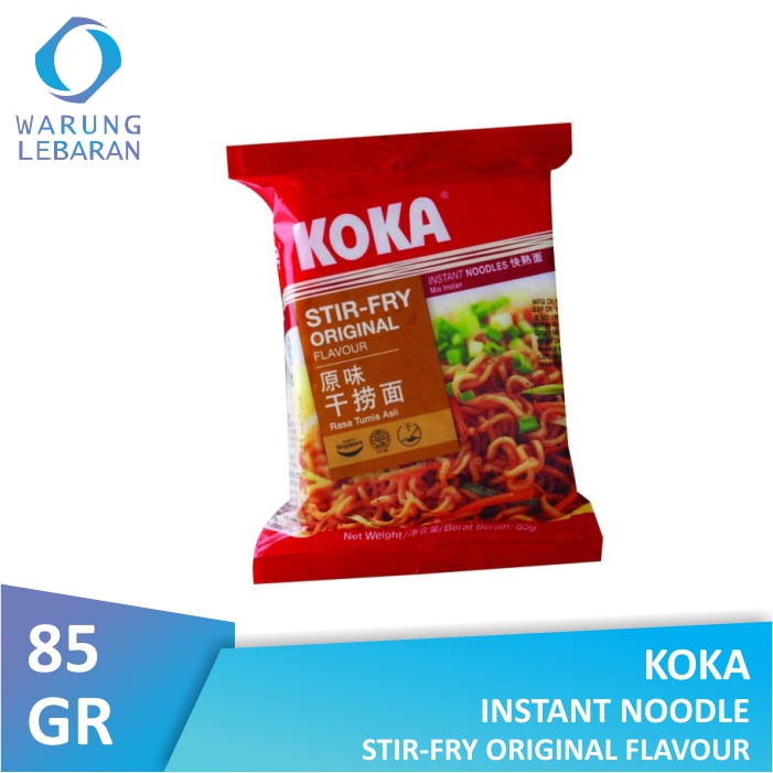 

Koka Instant Noodle Stir Fry Original 85gr