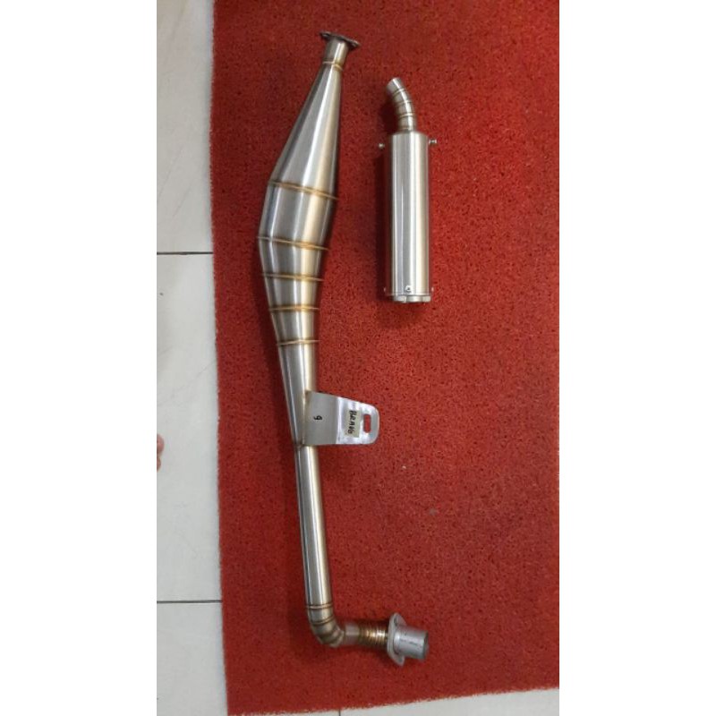 Knalpot Satria 2 Tak Hiu Model Creampie