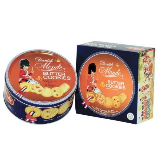 Danish Monde Butter Cookies 454gr Biskuit Kaleng 5 Macam Kue Kering Dalam 1 Kaleng Danis Monde Buter