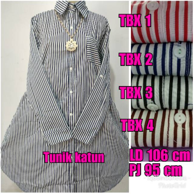 Tunik katun/tunik/tunik xl/tunik salur/tunik murah