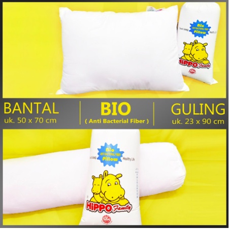 BANTAL GULING BIO ANTI ALERGI FULL SILICON BY HIPPO FAMILY HIGH QUALITY PREMIUM READY STOCK