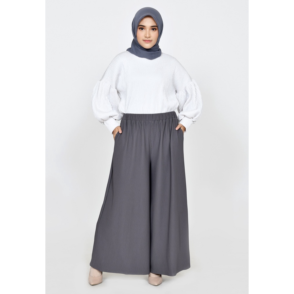 Celana Panjang Kulot wanita fit XXL ZAHRA SIGNATURE Kulot Spandex Winnie-6