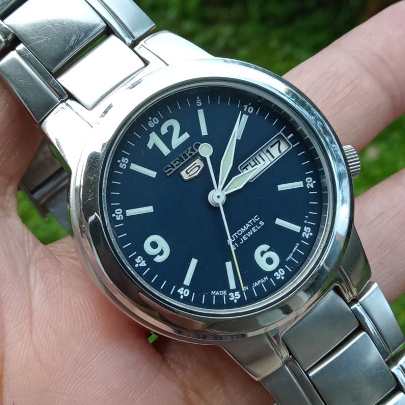 Seiko5 Automatic cal 7s26-02W0 Blue Dial Military
