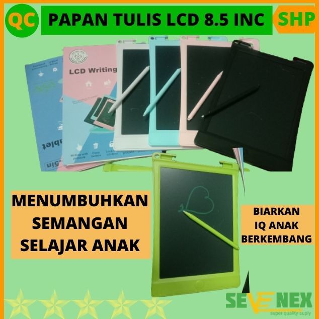 Writing Board LCD 8.5" Ipad Tab Papan Tulis Anak lcd Mainan Edukasi Anak Menulis Menggambar Drawing 