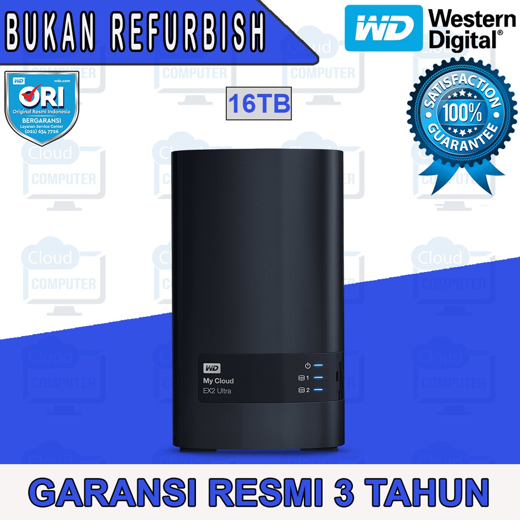 WD My Cloud EX2 Ultra 16TB Garansi Resmi Original / ASli