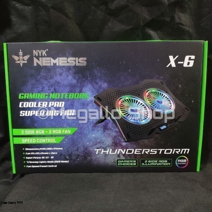 NYK X-5 KINGFISHER / Cooler Gaming / NYK X5 Cooling pad NYK RGB