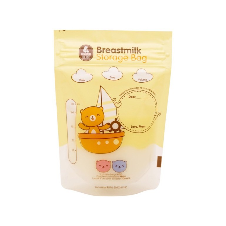 MamaBear Breastmilk Storage Bag Kantong ASI 120ml