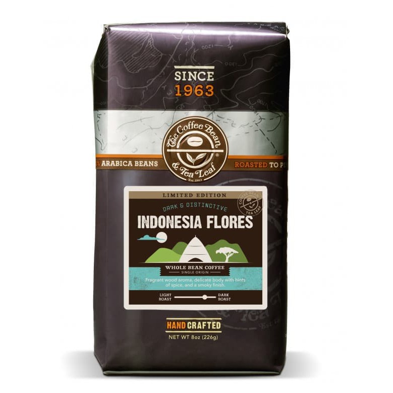 

#HANDCARRY Coffee Bean Tea Leaf Indonesia Flores Single Origin 226g - UFOHCR2662