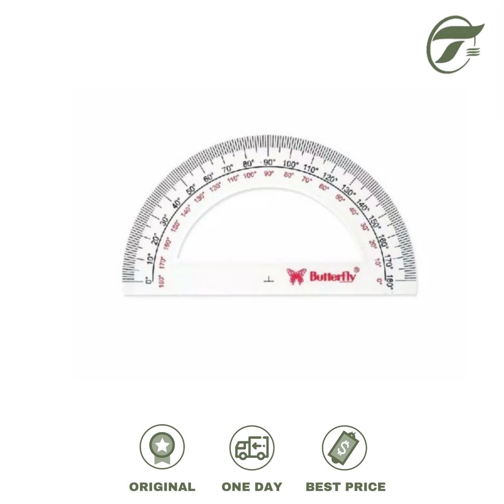

PENGGARIS BUSUR 180 NO.6 (180-6=12CM (180/12CM)) BUTTERFLY (LUBANG)