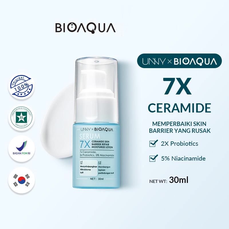 ★ BB ★ BIOAQUA 7X Ceramide Skin Barrier Repair Moisturize Emulsion Face Lotion 30ml - For All Skin Types | BIO AQUA