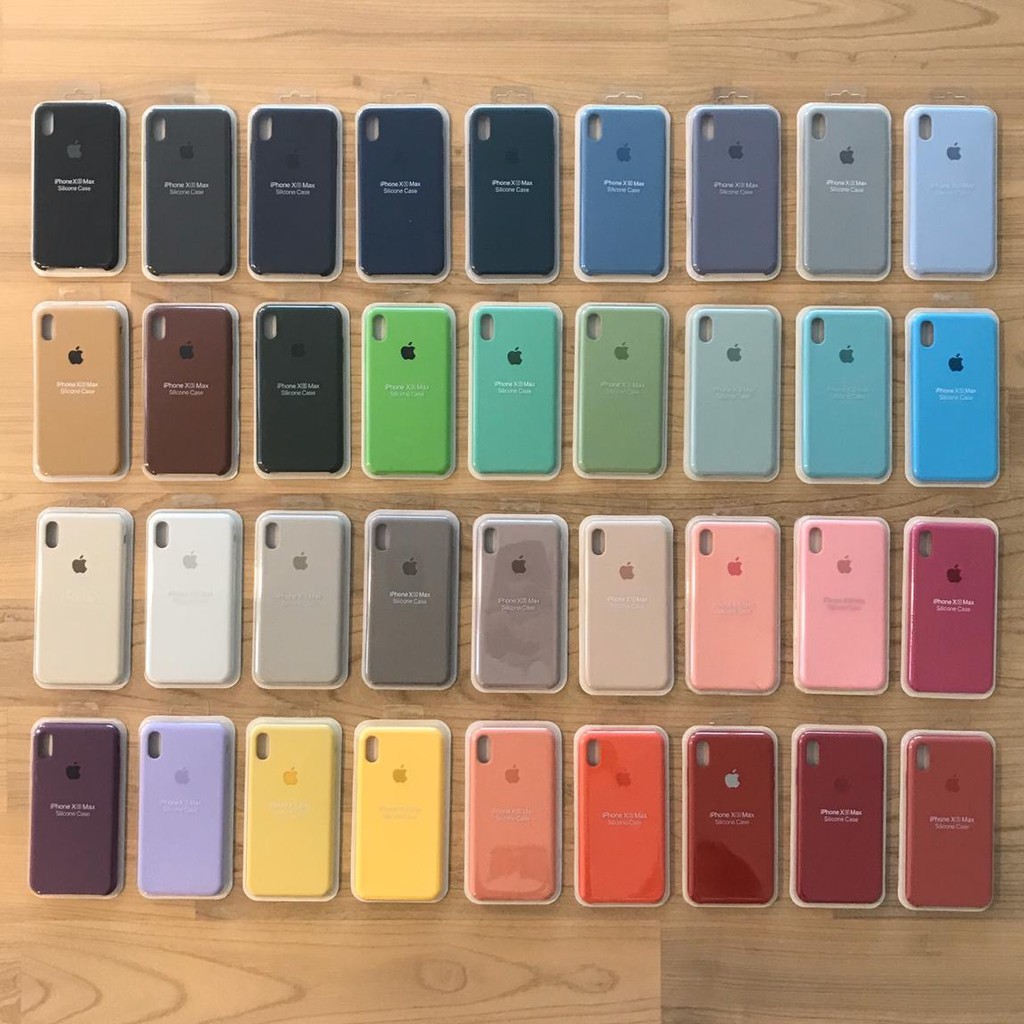 PREMIUM SILICONE CASE IPHONE WARNA LENGKAP (SEMUA WARNA ADA DI RINCIAN