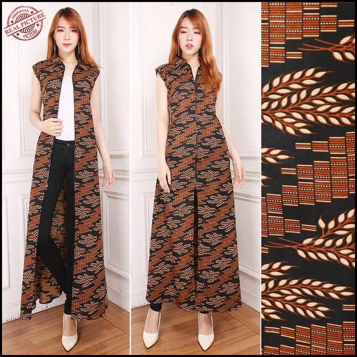 DRESS MAXI GAMIS BATIK AKHILA LONGDRESS WANITA