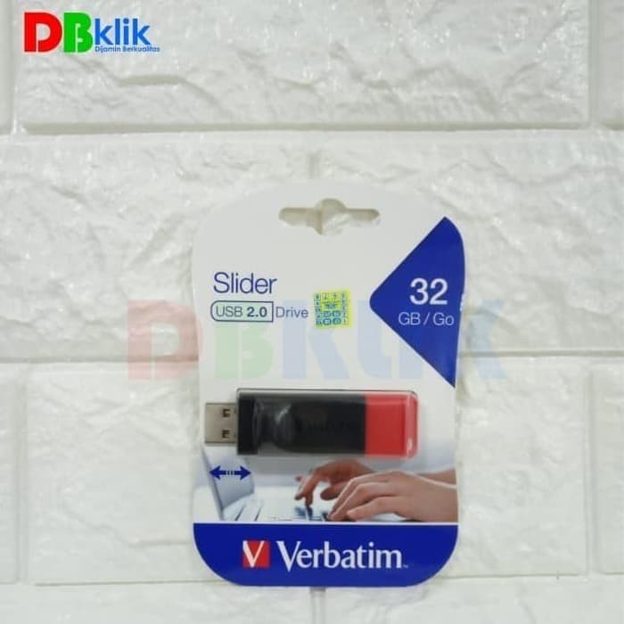 Verbatim Store n Go USB Slider 32GB | Black/Red