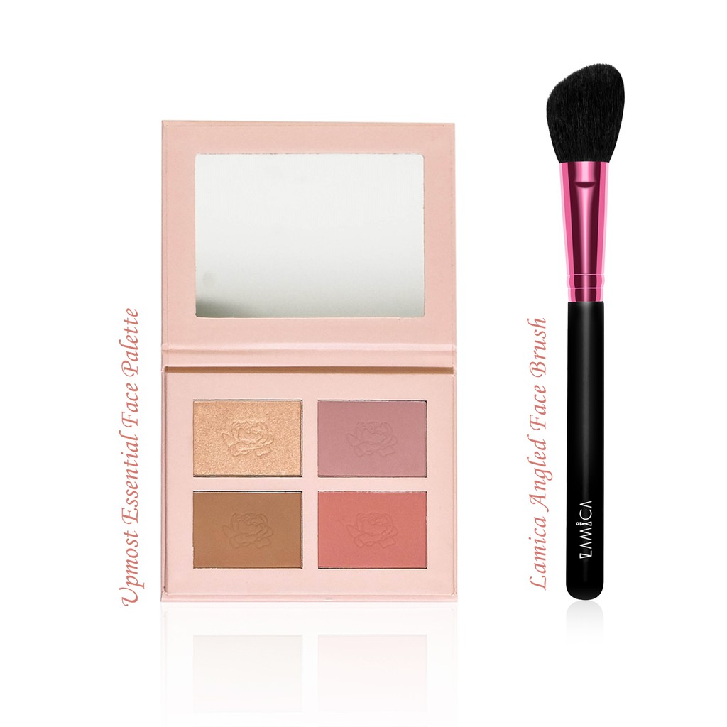 

Upmost Love bundle (Essential Face Palette + Lamica Angled Face Brush)