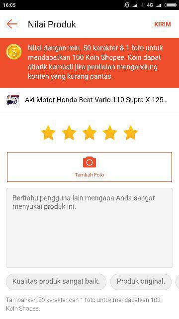  Aki  Motor  Honda  Beat Vario 110  Supra X 125 Scoopy Spacy 