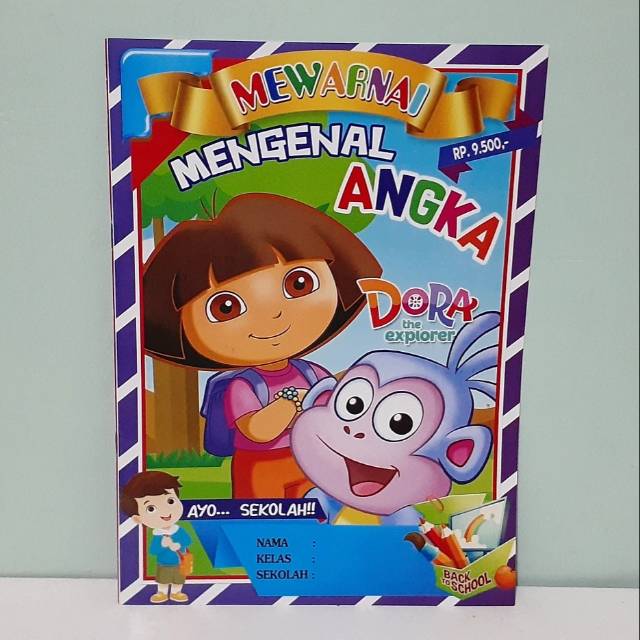 Buku Mewarnai Dora The Explorer