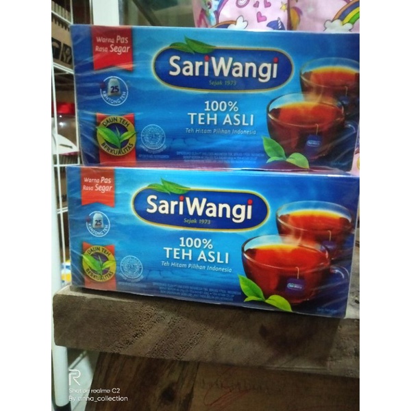 

AC- SariWangi 100% teh asli