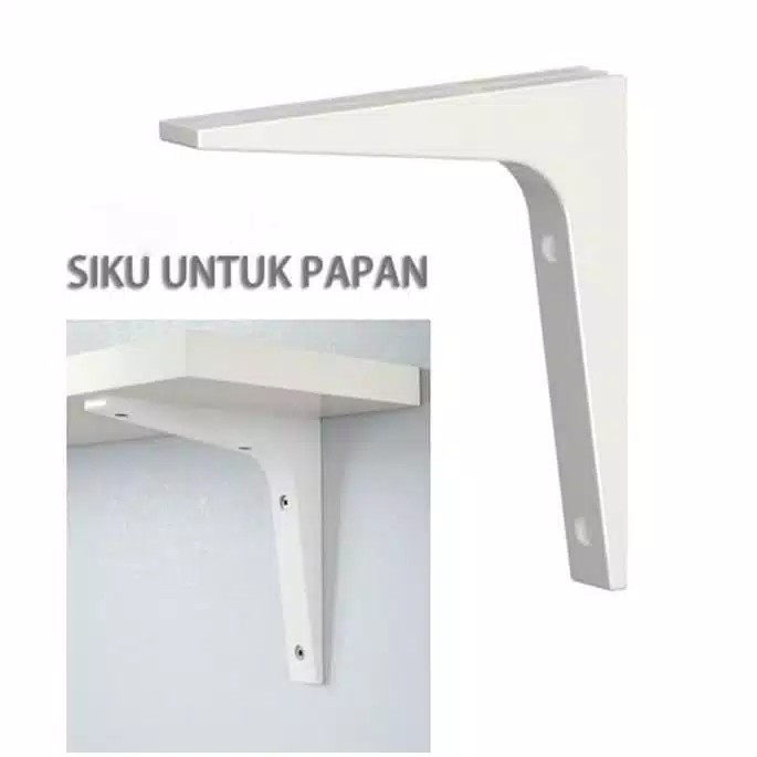 Siku Dinding Braket Siku Dinding Untuk Papan Rak Kayu / Siku Pajangan / Siku untuk Papan Kayu