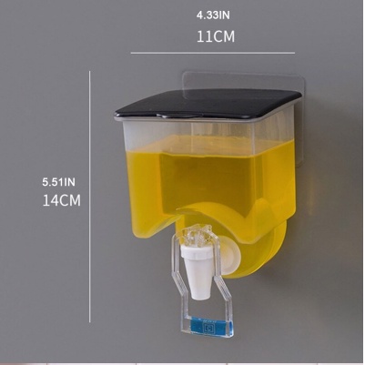 Wall Mounted Oil Sauce Tempat Minyak Goreng Dispenser Minyak Kecap Saus
