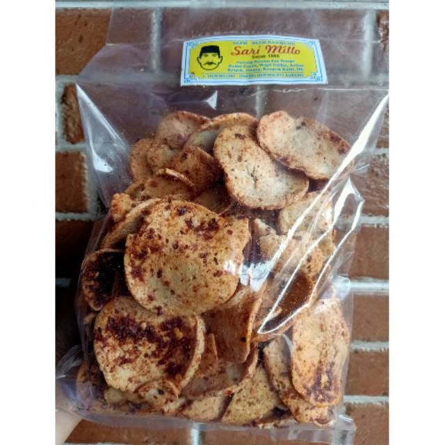 

basreng krispi, daun jeruk, 250gr