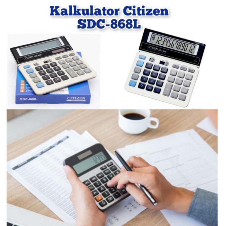 

Kalkulator Citizen SDC-868L