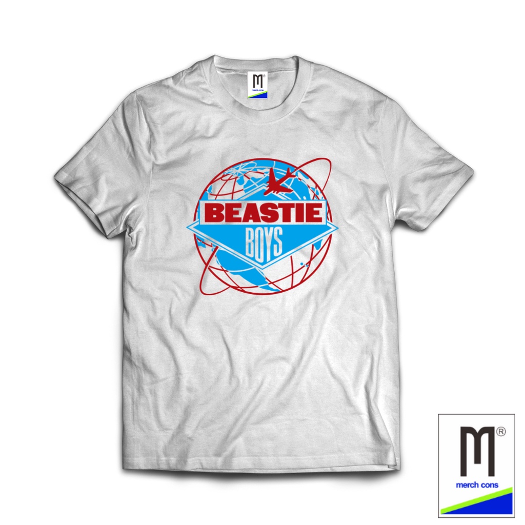 TSHIRT MARCHANDISE BAND BEASTIE BOY PUTIH