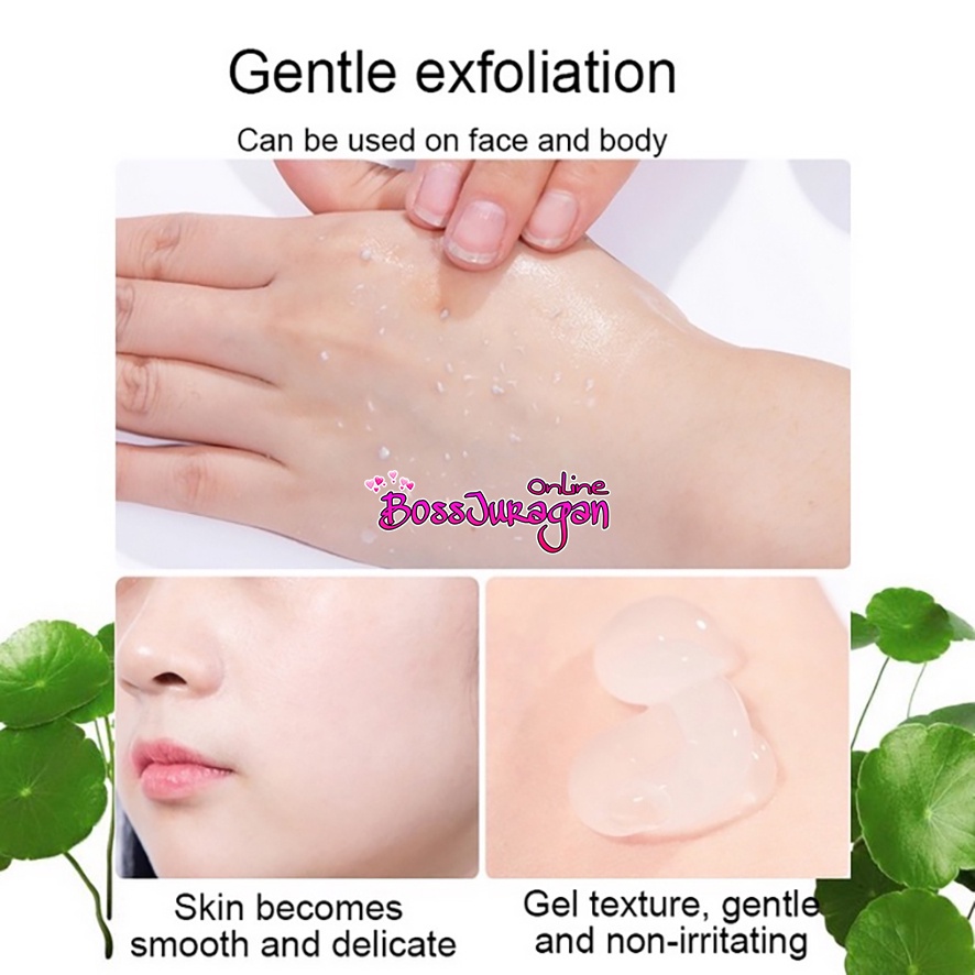 (BOSS) [BPOM] GIRLPAL Centella Asiatica Peeling Gel - Aloe Vera Gel - CHARCOAL 100GR