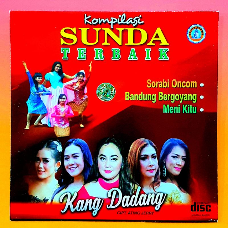 ORIGINAL KASET CD AUDIO MUSIK DISCO REMIX POP SUNDA TERPOPULER - COMPACT DISC LAGU SUNDA BISA BUAT D