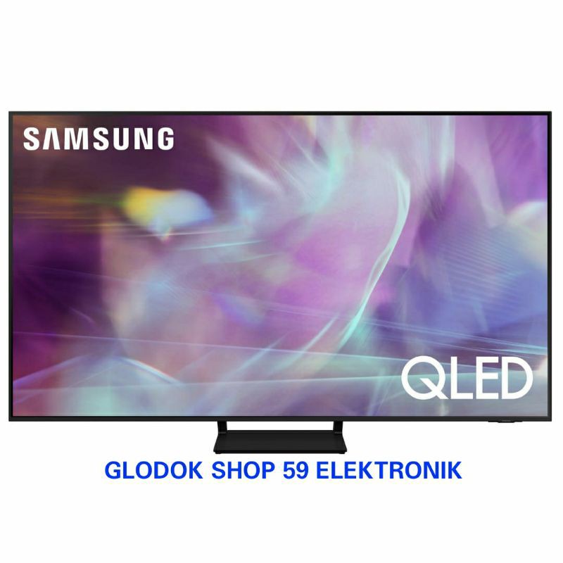 Samsung Qled 55q60aa Qled 4k Smart Tv 55 Inch Quantum Hdr New Shopee Indonesia