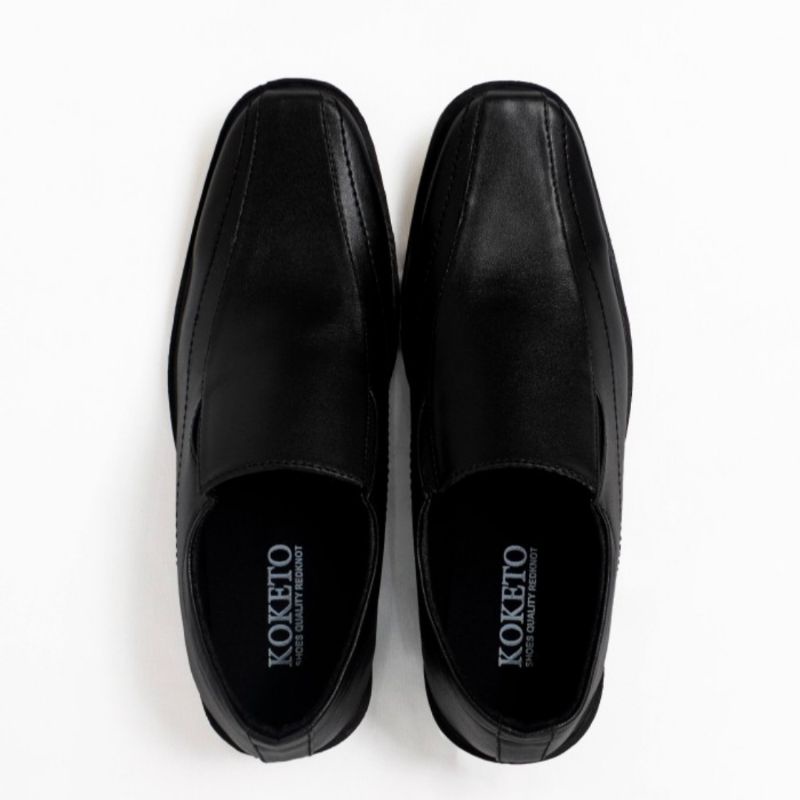 sepatu pantofel pria hitam Sepatu Kerja kantoran Pria Sepatu kerja slip on pria Formal