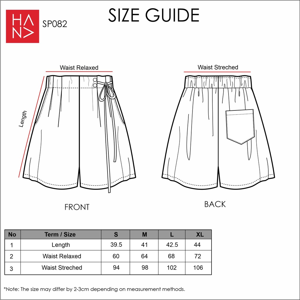 HanaFashion JKT - Josie Short Pants / Celana Pendek Wanita - SP082