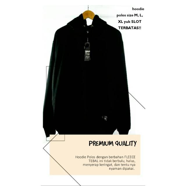 PO JAKET HOODIE POLOS /HOODIE POLOS MURAH / HOODIE POLOS PREMIUM QUALITY