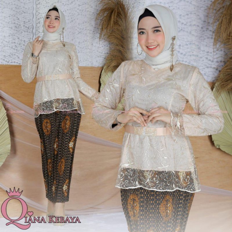 PRODUK ORIGINAL SETELAN KEBAYA TULLE/KEBAYA QIANA/KEBAYA TUNANGAN