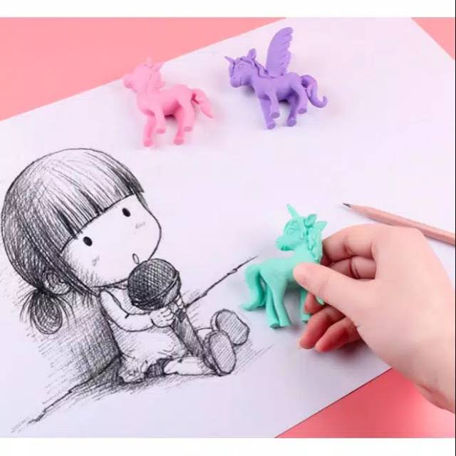 

Penghapus Unicorn Set Isi 3