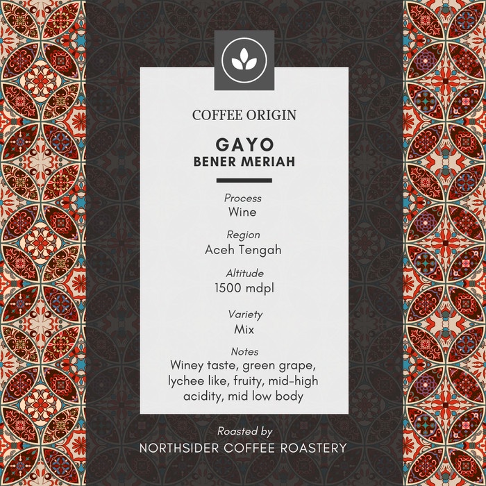 

Kopi-Biji- Biji Kopi Arabika Gayo Wine Natural - 1Kg Northsider Coffee - Biji Kopi -Biji-Kopi 750