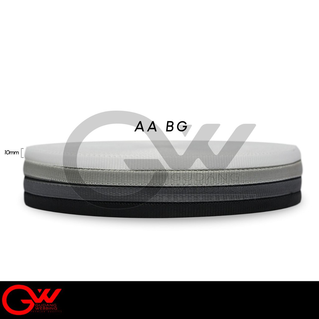 Webbing 1 cm - AA BG 1,0 cm - ECERAN