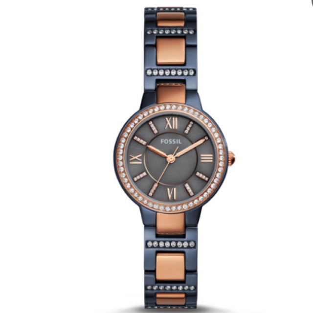 Fossil Virginia Three-Hand Two-Tone Watch