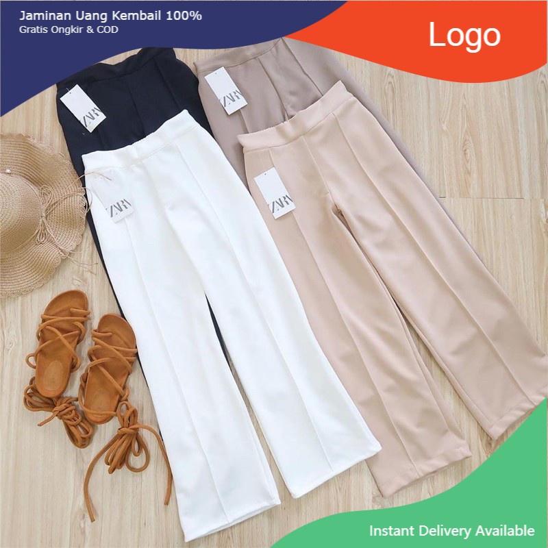 BIG SALE KULOT SCUBA  HELIX PANTS - CELANA KULOT PANJANG WANITA - GROSIR CELANA KULOT SCUBA WANITA