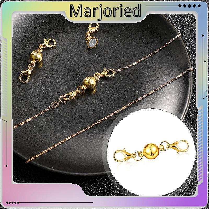 5 Pcs DIY Magnetic Gesper Kalung Gelang Konektor Pengait Extender Membuat Perhiasan Perlengkapan-MJD