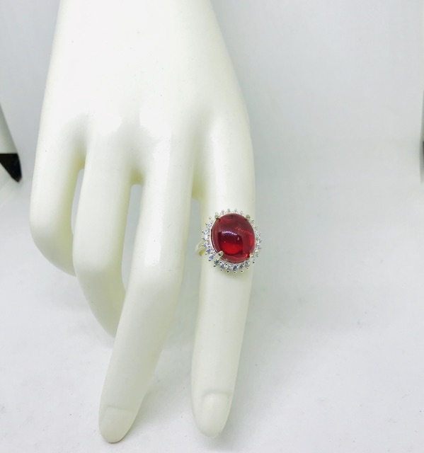 Cincin wanita //cincin batu ruby siam //batu barjad api //cincin batu