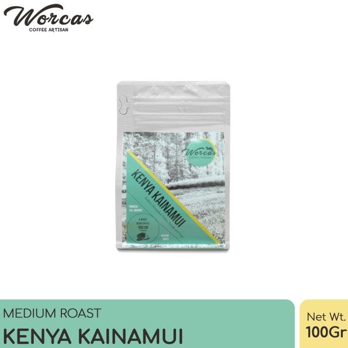 

[ COD ] WORCAS Arabica Kenya Kainamui 100gr - Medium Roasted Coffee BERMUTU Kode 339