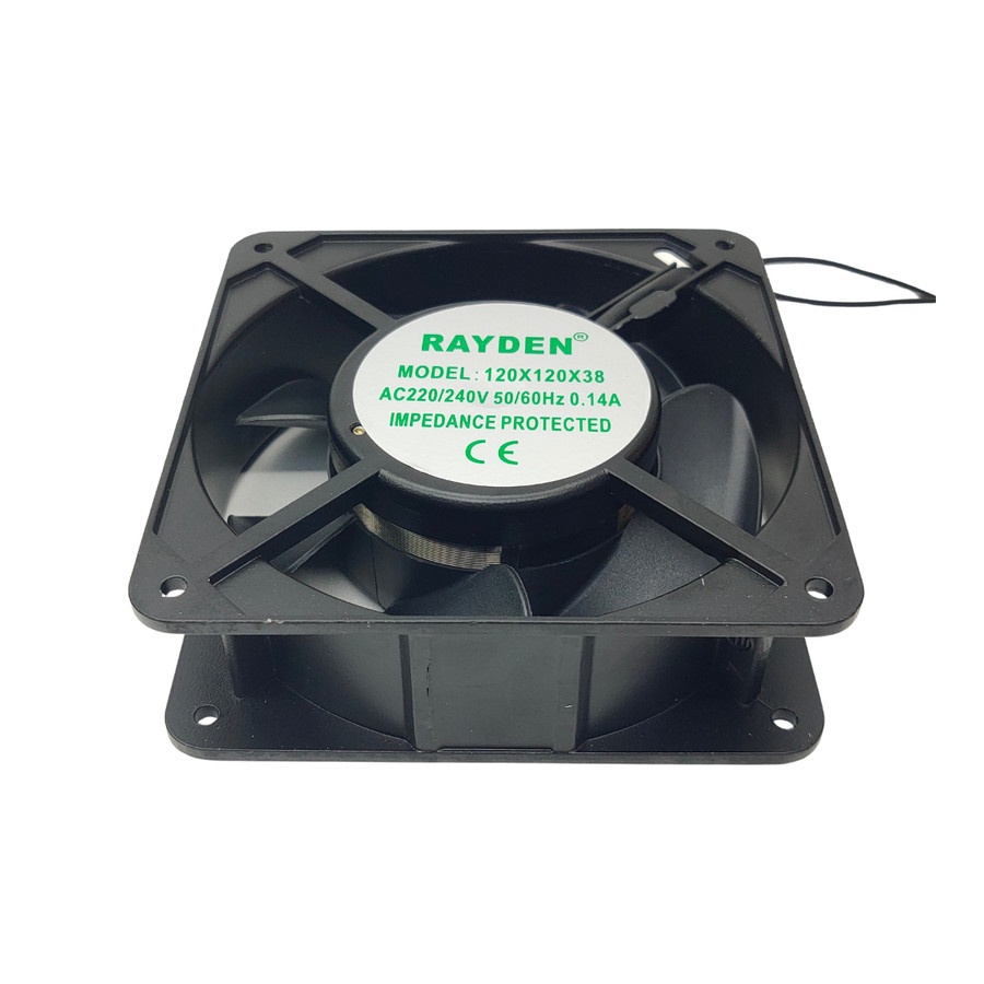 Kipas Pendingin Komputer Rayden 12cm Cooling Fan AC 220v 12 x 12 x 3.8 cm