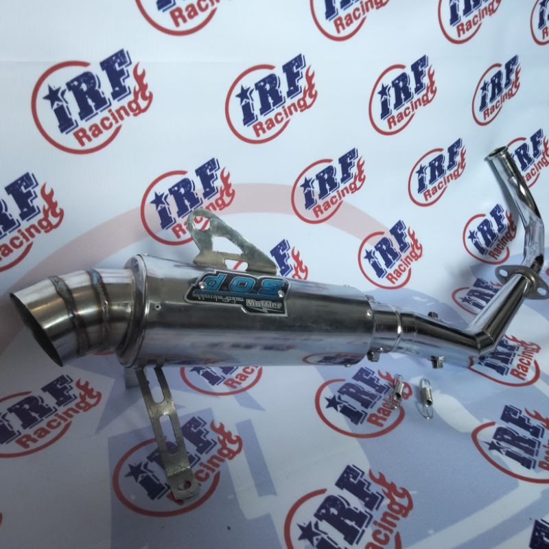 Knalpot racing DOS buat motor matic Vario 110,125 old