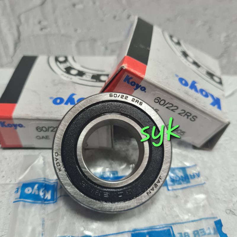 BEARING 60/22 2RS KOYO TUTUP KARET