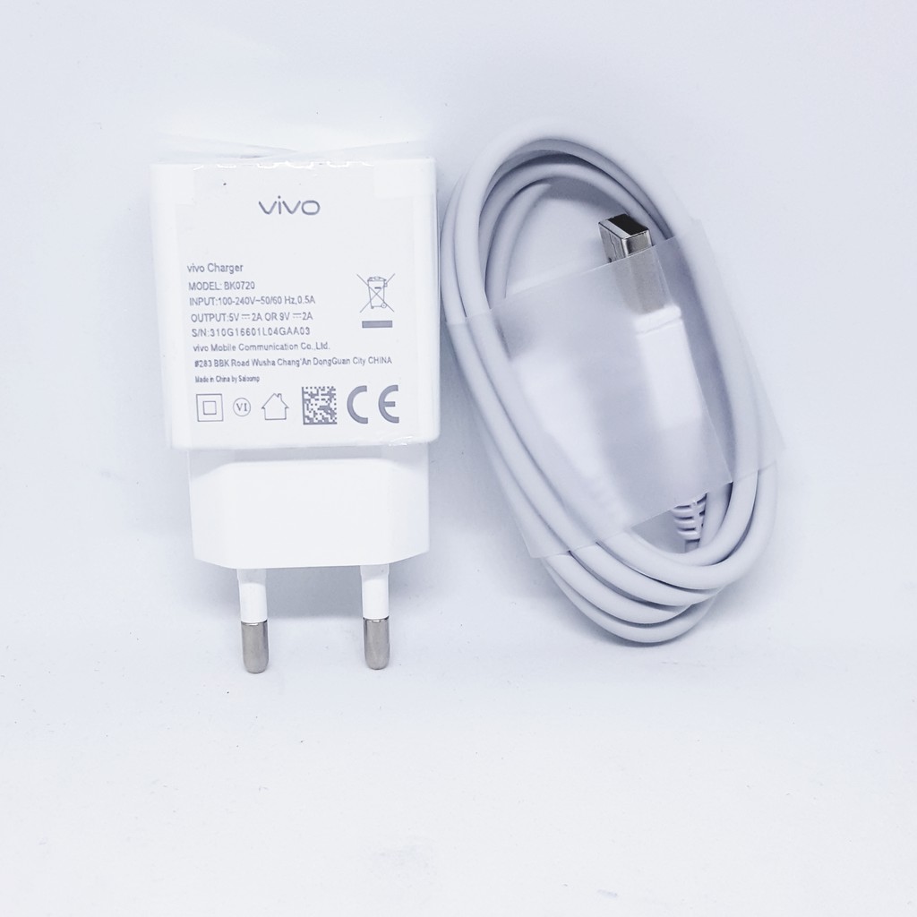 Charger Carger Vivo Fast Charging Original 100% - Travel Quick Charger Vivo V5 V5S V7 Y65 Y69 Ori